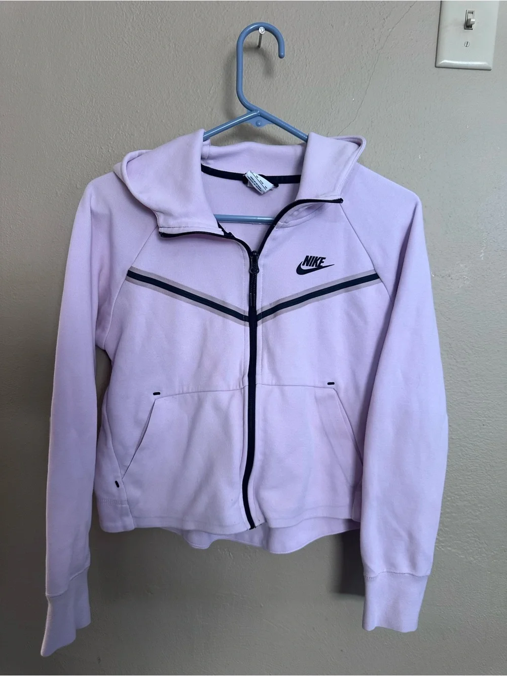 Nike Women's Light Lavender Full-Zip Bomber Jacket